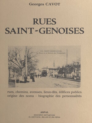 cover image of Rues Saint-Genoises